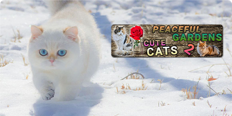 Peaceful Gardens 2: Cute Cats